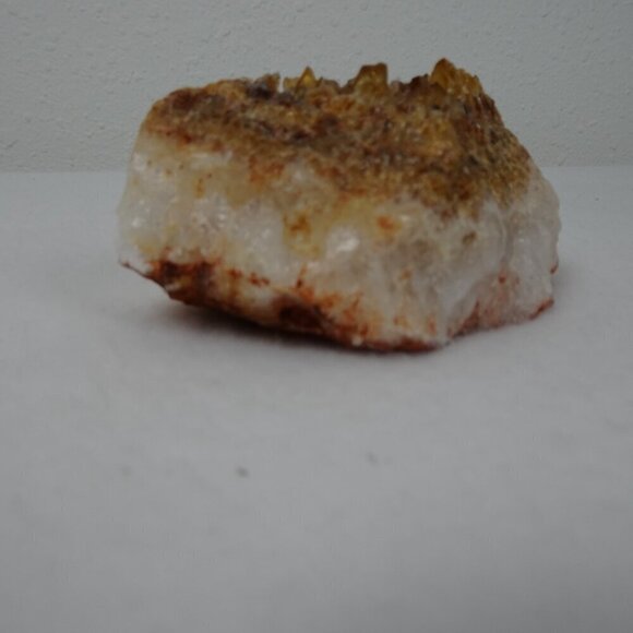 Citrine Geode Crystal ?? 10.5 oz 4" Long Mineral Specimen Quartz Crystal Healing - Picture 3 of 12